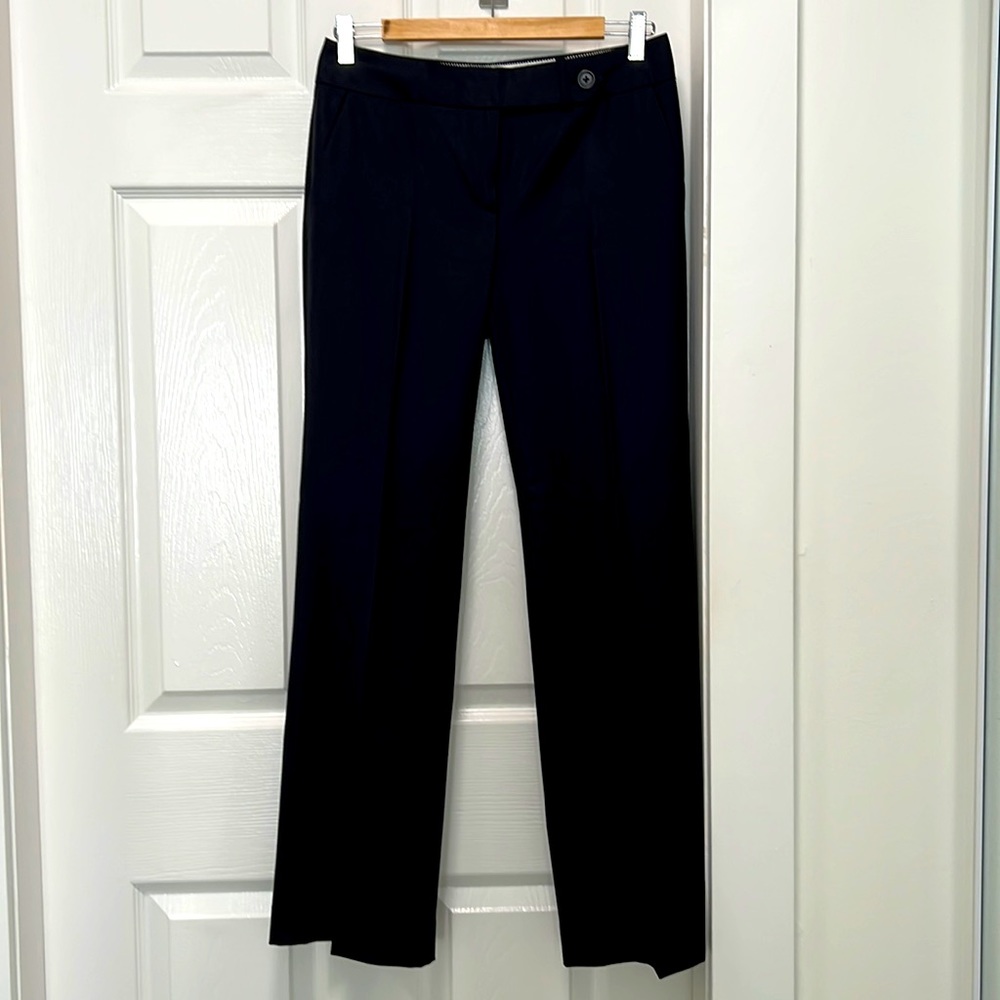 J. Crew suiting collection, black, size 0 “Favorite Fit” pants